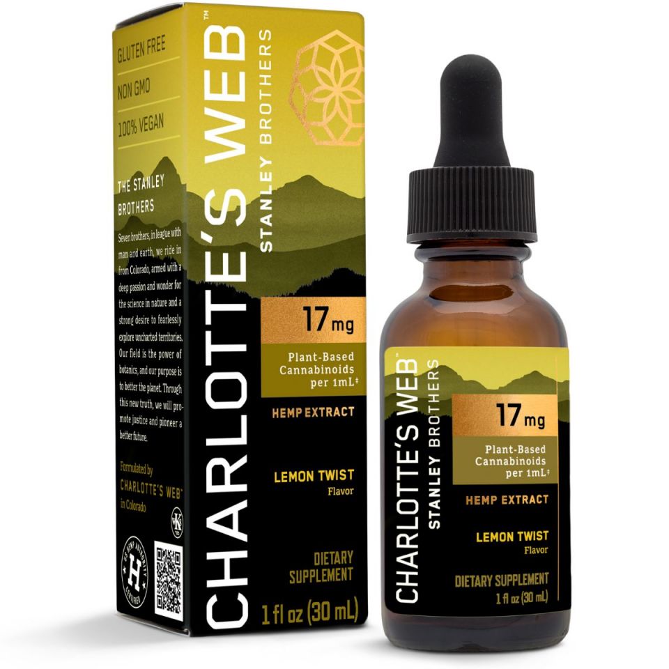 Charlotte's Web - CBD Oil Tincture - 17mg CBD per mL